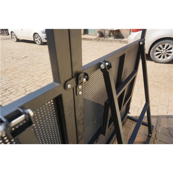 Construction Crowd Control Barriers Foldable For Events / Traffic