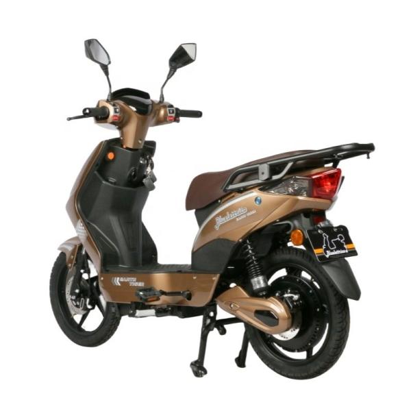 NO Foldable 800W 48V E Moped Scooter With 20Ah Lead Acid Battery EEC Certification