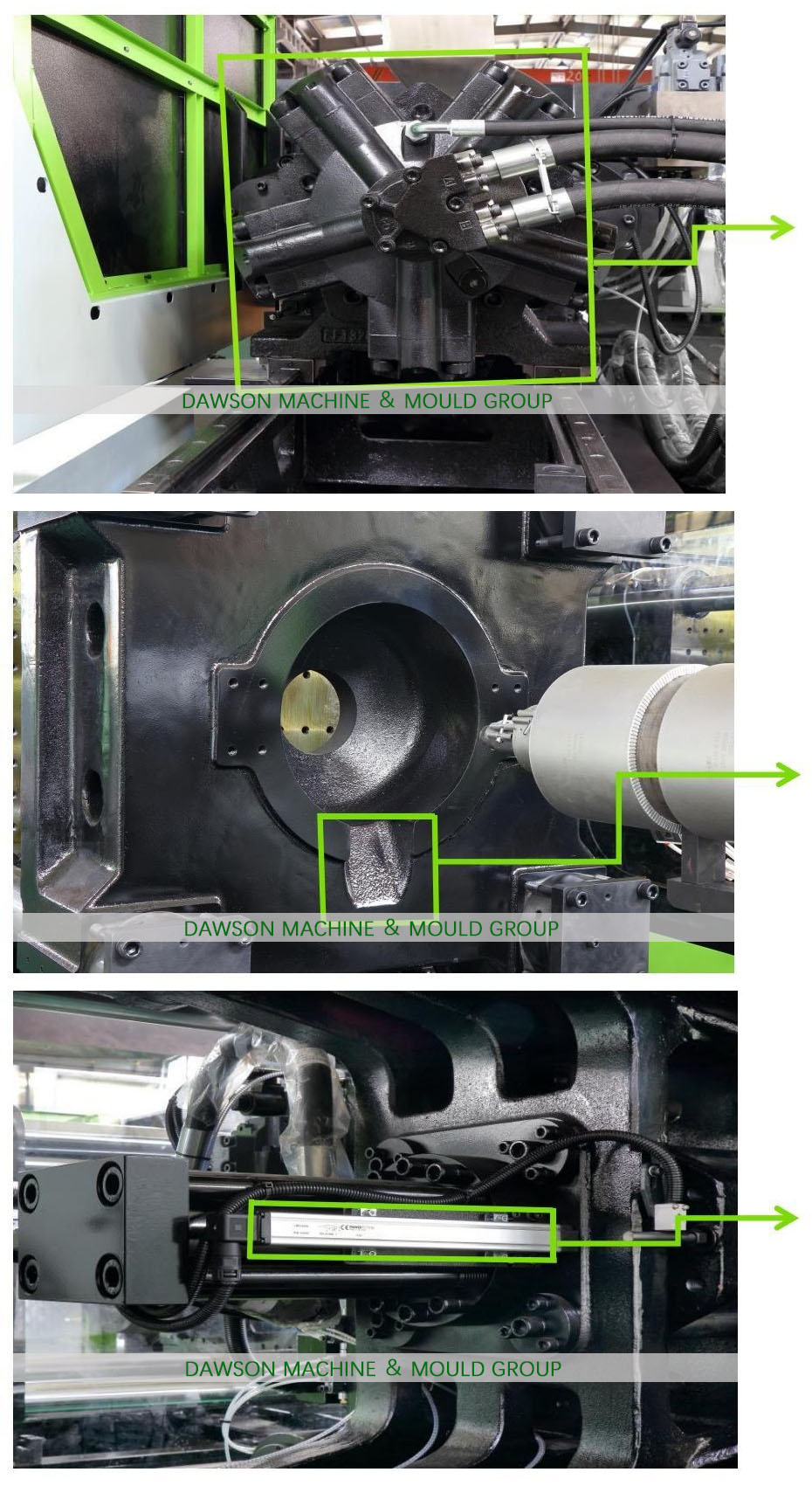 160 mm Hole Diameter PET Preform Injection Molding Machine for High Speed Energy Saving PET Processing