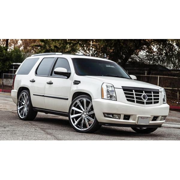 Électrodéposition de la largeur 7-14J Chevrolet Tesla Ford Forged Wheels Multi Spokes Chrome