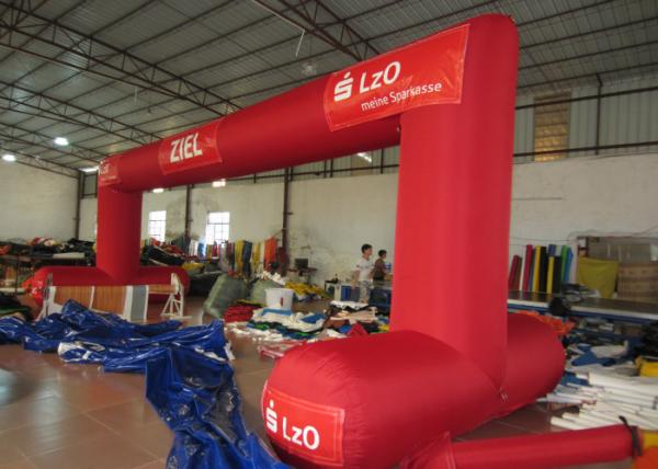 Commercial Activities Inflatable Entrance Arch 9.5 X 3.5m , Outdoor Giant Inflatable Advertising