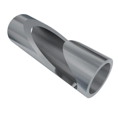 Aluminum Zinc Stamping Laser Pipe Cutting Services 0.04mm