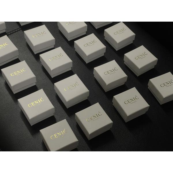 Customized  White Paper Ring Box