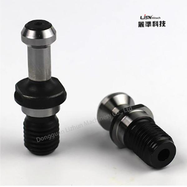 Bt40 Cnc Milling Machining Parts 45 Degree Pull Stud Coolant For Tool Holder