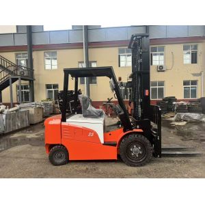 1.8 Ton 3 Wheel Electric Forklift CPD18 Three Pivot Compact Turning Radius Narrow Aisle Counterbalance Warehouse Truck