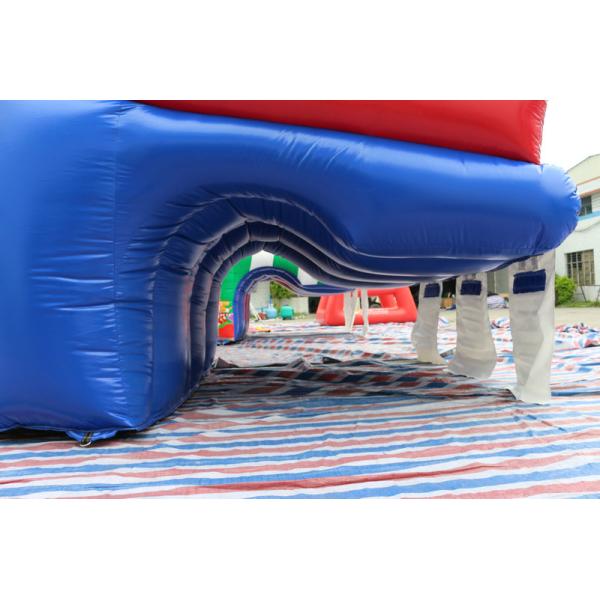 Rainbow Inflatable Slide Park Kids Amusement Park For Advertising / Event