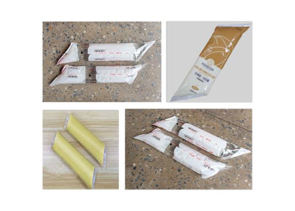 304 Ingredient Oil Liquid Automatic Pouch Filling And Sealing Machine Angled Sachet