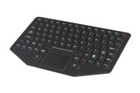 Teclado rojo de goma USB PS2 del Usb del silicón del contraluz 30mA