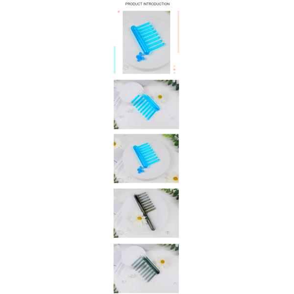 2024 Popular Gua Sha Lady Comb Black/Blue Massage Comb for Long Hair Maintenance and Dual-Function Ice Muscle Beauty