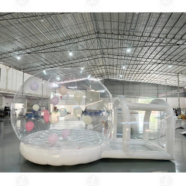 Tente à bulles gonflables de nouveau style pour enfantsMaison à sauter Dôme à bulles avec ballon volant