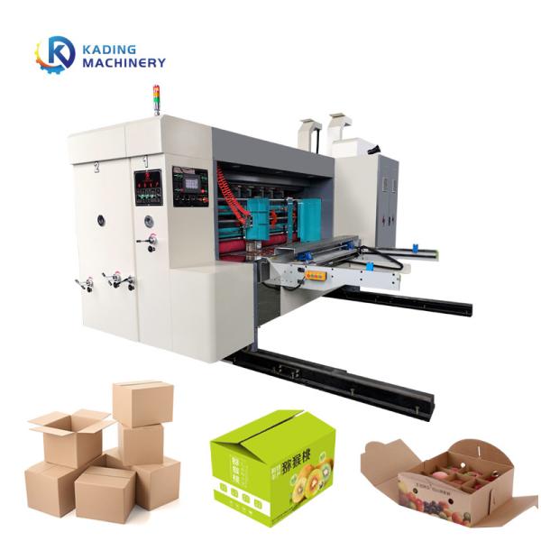 Pizza Box Making Flexo Box Machine With Slotter Die Cutter Machine
