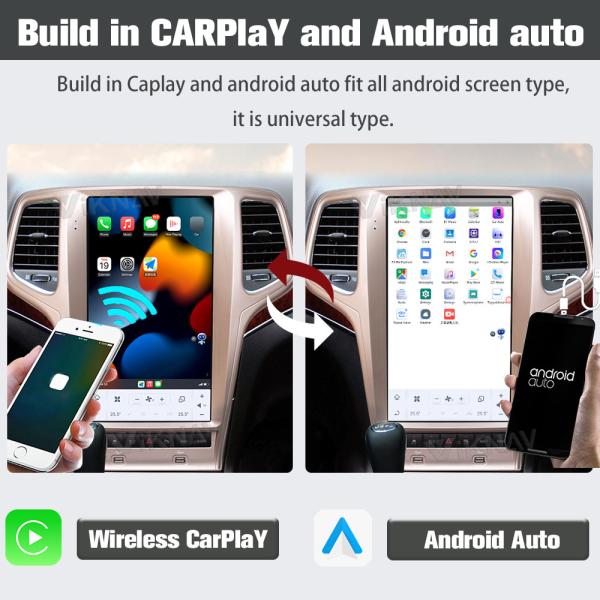 Стерео игрока автомобильного радиоприемника андроида 11 виллиса навигация GPS большого Cherokee автоматическая аудио