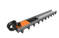 1.8m/s Vitesse accélérée Robot ligneux de piste Lourde charge 1000,0kg Charge utile 0,5m Voyage effectif minimum