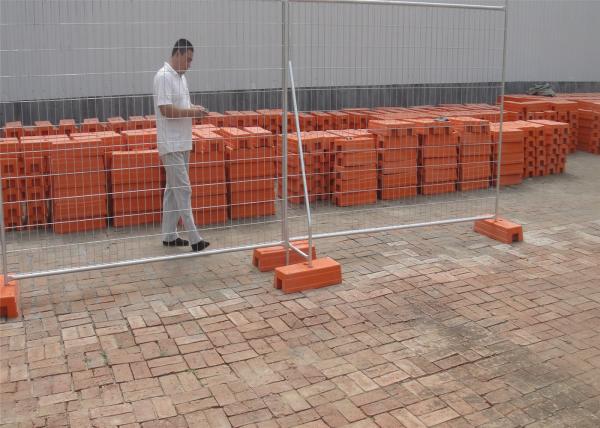 Durable Metal Construction Fence Rental , Chain Link Fence Construction