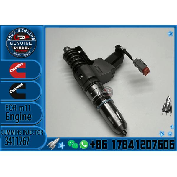 Used  N14 Engine Spare Parts Common Rail Injector 3411764 3411767 Diesel Engine Machinery Repair Shops 6 Months W
