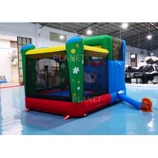 Family Mini Inflatable Bounce House For Backyard Rainbow Color