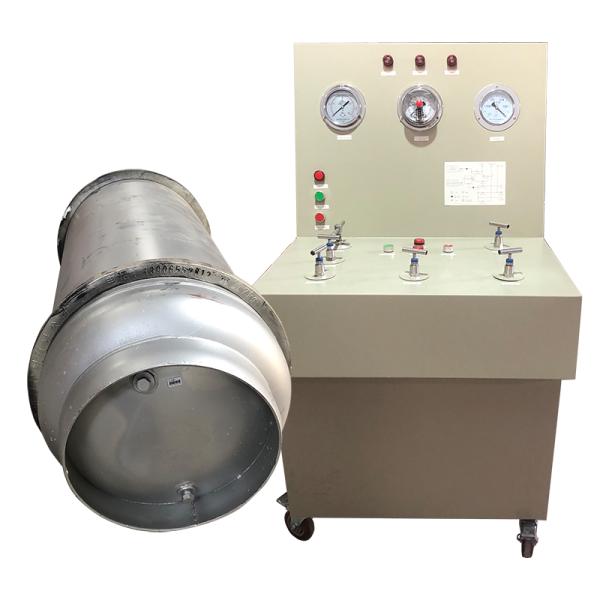 Automatic Pressure Control Fire Suppression Agent Charging Unit for Multiple Cylinder Sizes