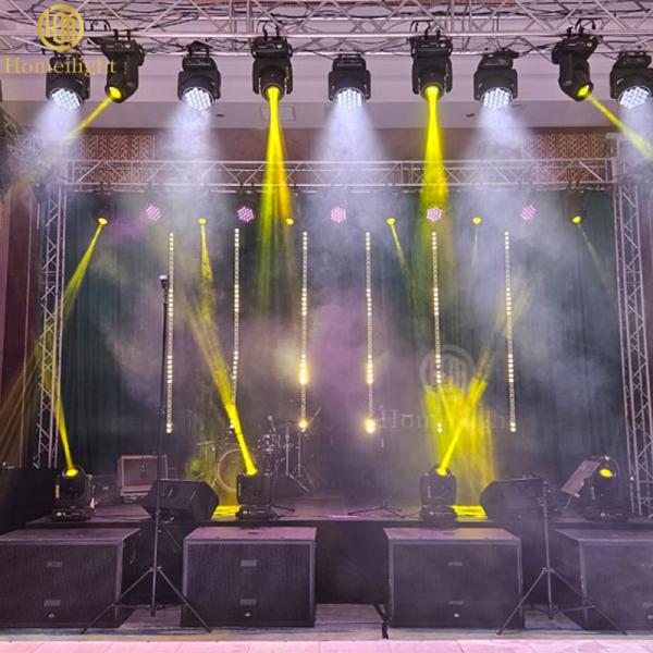 2800K-8500K Color Temperature 19x40 Moving Head Stage Light for Church Party Night Club