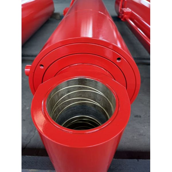 Cranes Hard Chrome Plated Steel Cylinder OEM ODM High Tonnage Large Bore