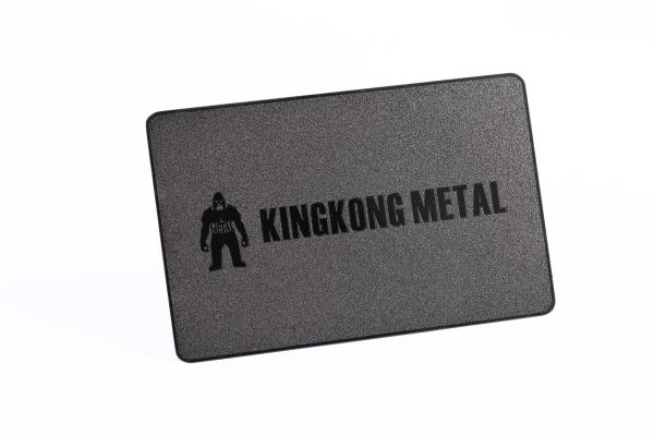 Frosted Stainless Steel Metal Business Cards For Night Bar Shop