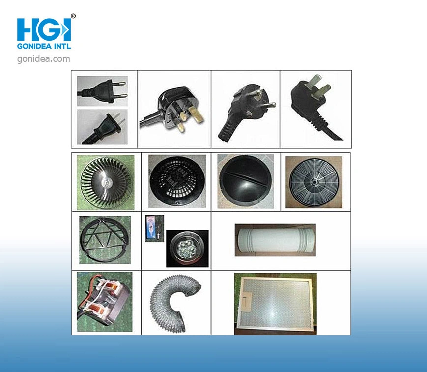 Стена варя приборов установила клобук 60cm ряда нержавеющей стали тонкий