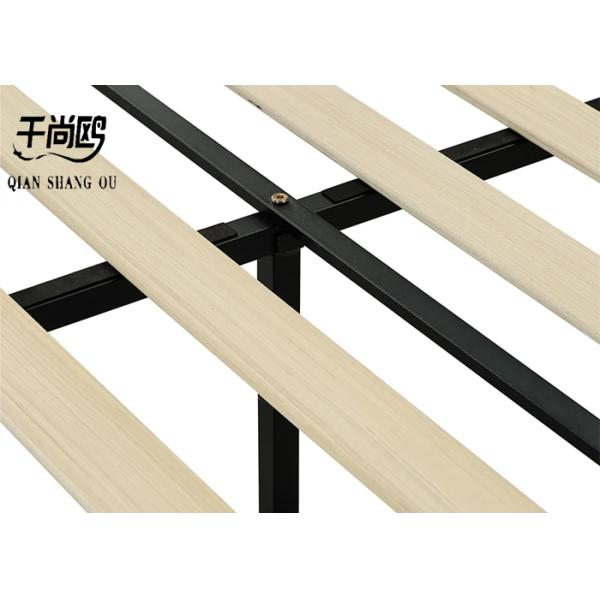 Home Stitching Tall Upholstered Bed / Linen Upholstered Queen Bed