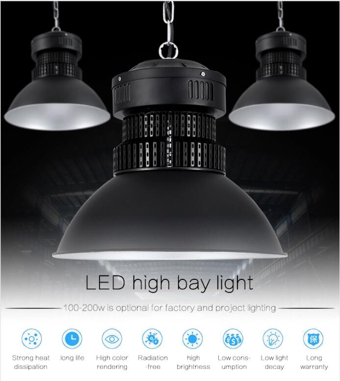 Залив UFO склада IP44 SMD алюминиевый высокий освещает AC85-265V