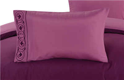 Chakras Energetic Duvet Cover Set Polyester Cotton Bedding Set 4pcs Solid Duvet Cover & Fitted Sheet Embroideried Pillow