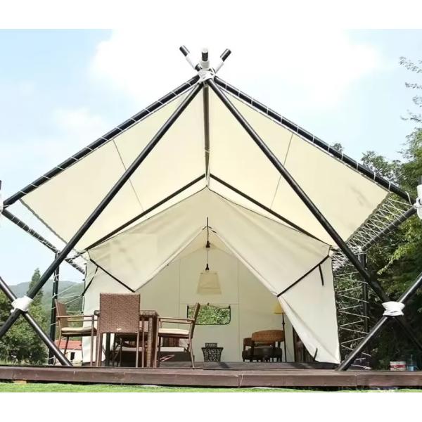 Customized Waterproof Canvas Glamping Campsite Safari Hotel Tents Resort