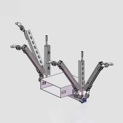 Earthquake Proof Sway Cable Tray Seismic Bracing For Duct Sprinkler Systems