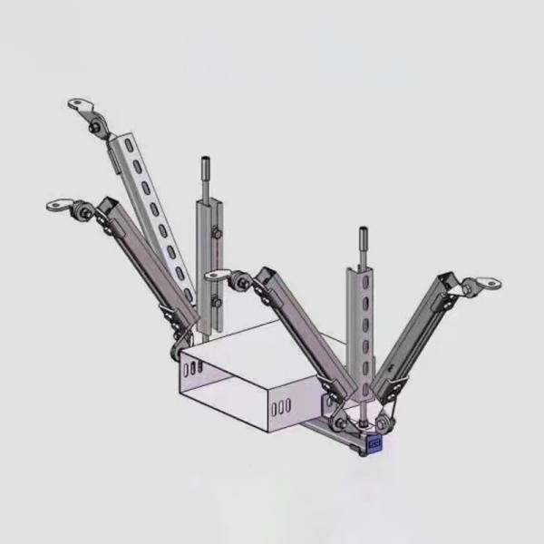 Earthquake Proof Sway Cable Tray Seismic Bracing For Duct Sprinkler Systems