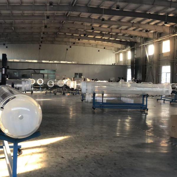 Manufacture Photovoltaic Quartz Clear Glass Tube Large Diameter