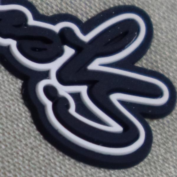 Customized 3D Silicone Label Heat Press Washable 3D Soft Silicone Logo Transfer  Badge
