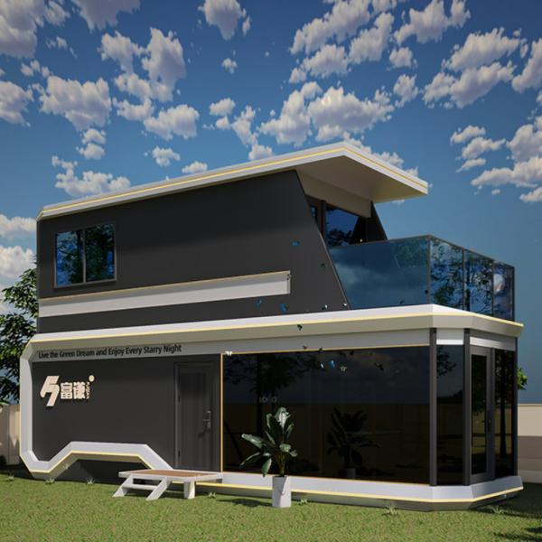 Luxury Mobile Tiny House Prefabricated Container Mini Smart Capsule House Villa