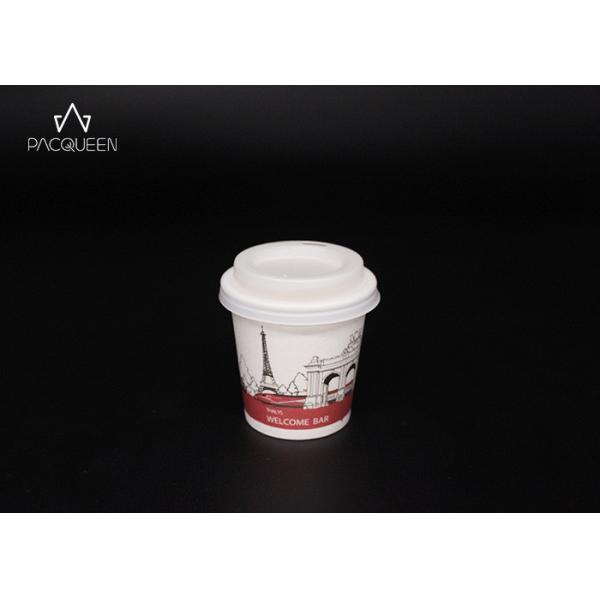 Food Safety Custom Disposable Paper Cups Heat Proof Branded Cup Sleeves