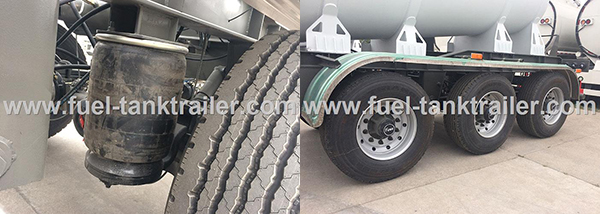 98% Sulfuric Acid Chemical Tank Trailer 21000L 11800x2500x3000mm Special Design V Beam