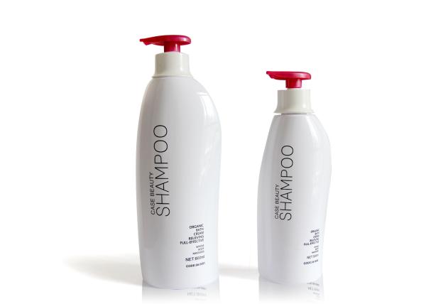 800ml Amazing Empty Plastic Shampoo Bottles Streamlined Shape Design