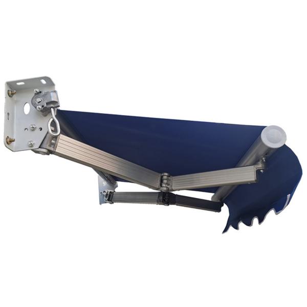 Cabezal de máquina de aleación de aluminio para parasol de hierro, cabezal de toldo telescópico para exteriores