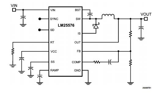 LM25576MH Integrated Circuits ICs Chip 42V 3A Step Down Switching Regulator