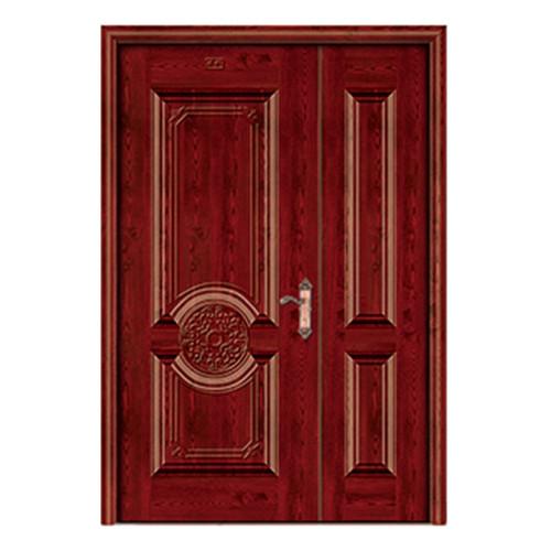 ABNM-ADL819 double leaf steel wood interior door