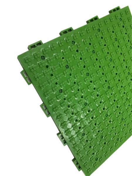 Interlocking Synthetic Belt Shock Pad Perfect Drainage Design For Basketball Court And Table Tennis Floor