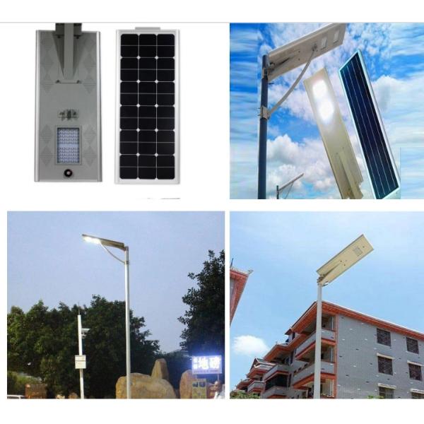 Comnpact Solar LED Street Light , Solar Panel Street Light Road Lamp Heavy Duty