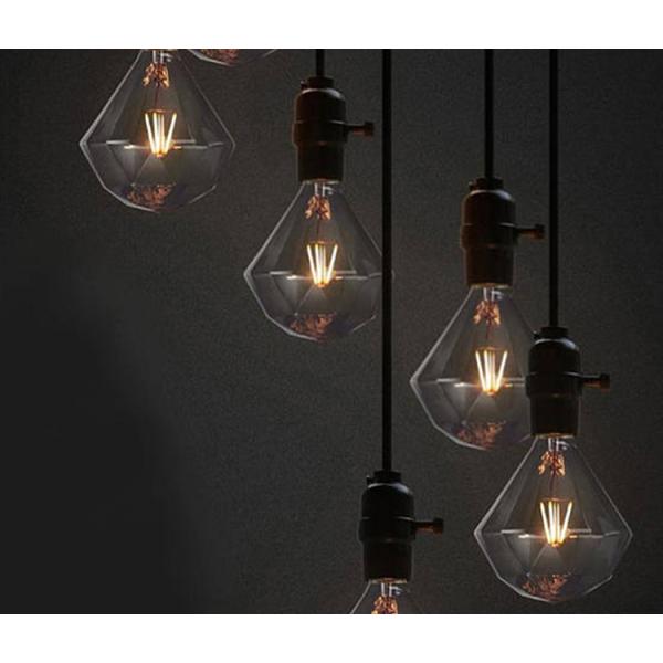 Электрических лампочек нити E27 8W Edison лампа СИД 2200k декоративных янтарная