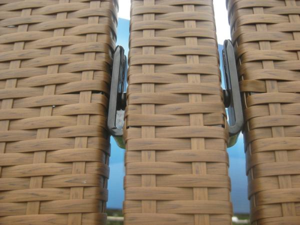 Outdoor Rattan Furniture , Garden / Beach KD Wicker Screen Fence