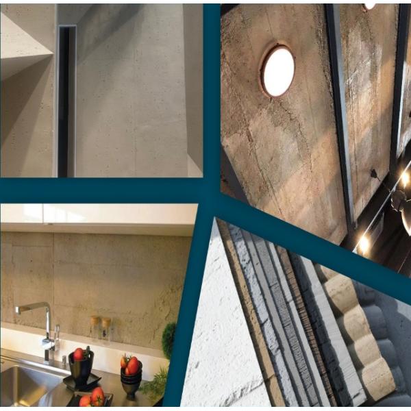 1200x600mm Flexible Stone Ceramic Floor Tiles Stone Effect Plate Rammed Earth Slab