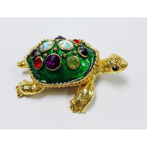 Fashion Alloy Turtle Jewelry Box green turtle trinket box/jewelry box