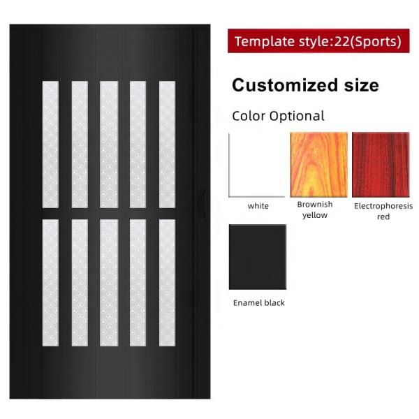 Odorless Folding PVC Sliding Door For Open Partition Rail Free Kitchen Bathroom