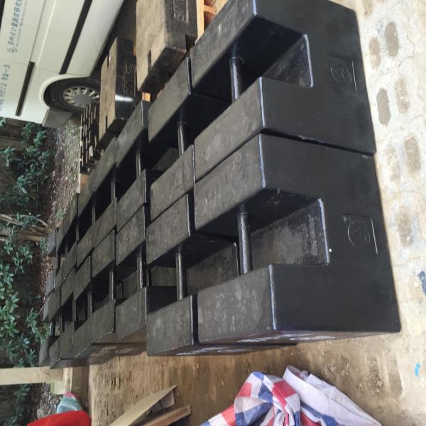 Весы литого железа 20kg OIML стандартные Stackable для веса блока крана