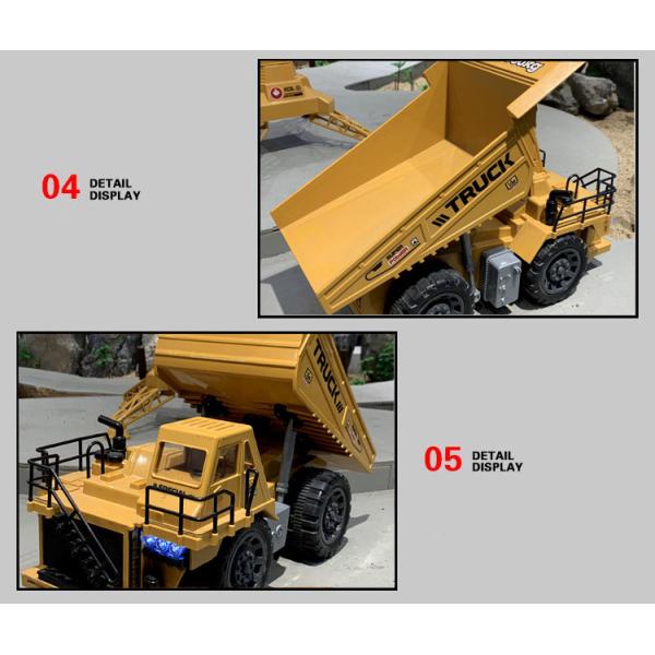 Remote-Controlled Dump Truck 1 8 Scale for Children's Toy Collection and Playtime