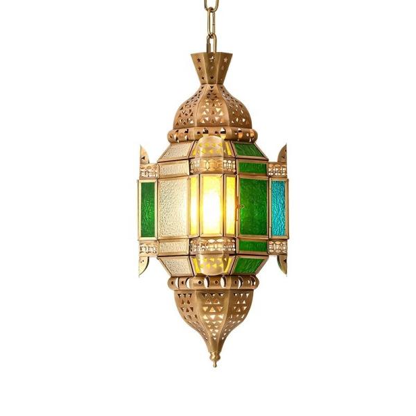 Handmade LED Antique Copper Desk Lamp Retro Copper Table Lamp With Switch Control Indoor Home